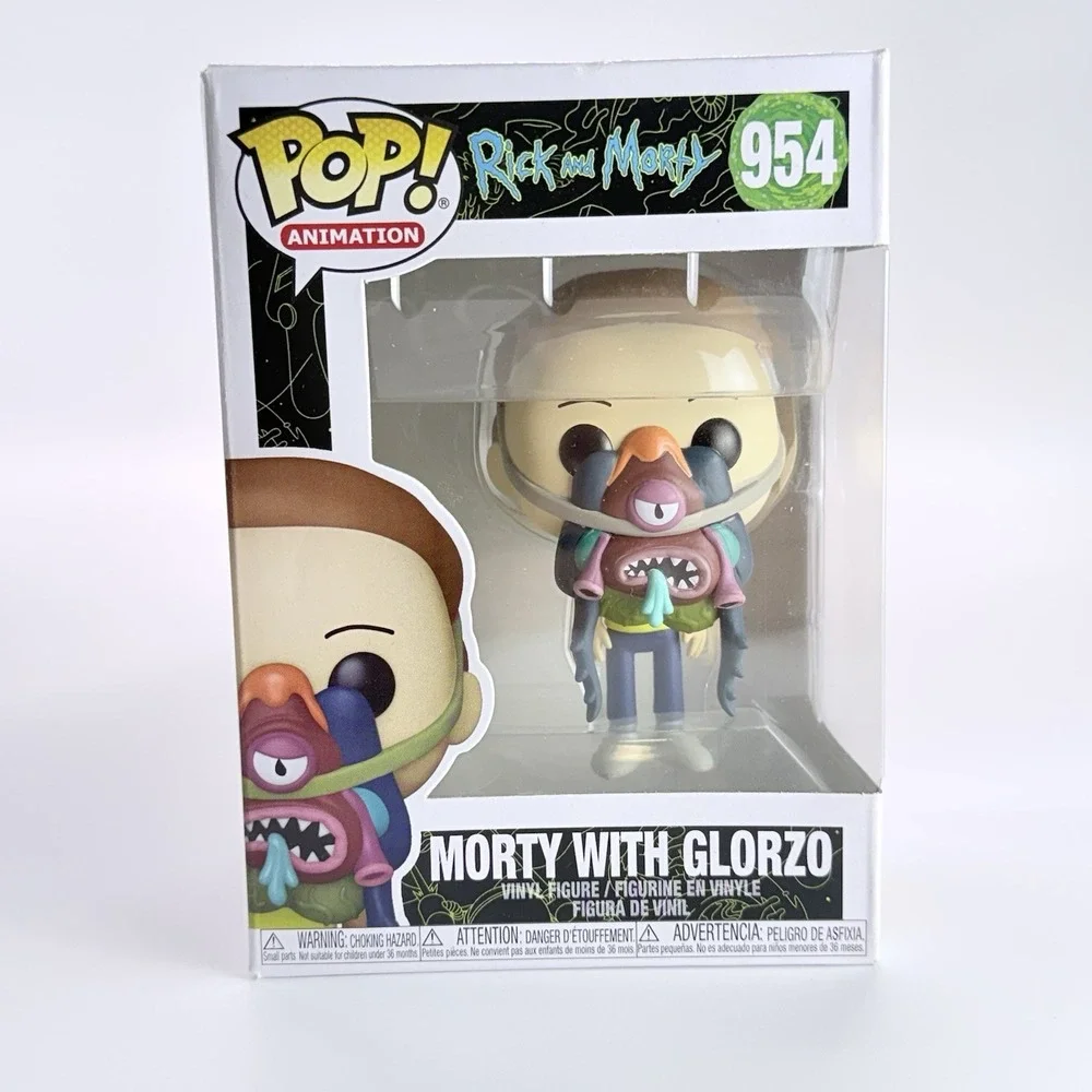Funko Pop! Animation‎ Rick And Morty 954 Morty With Glorzo Vinyl Figure